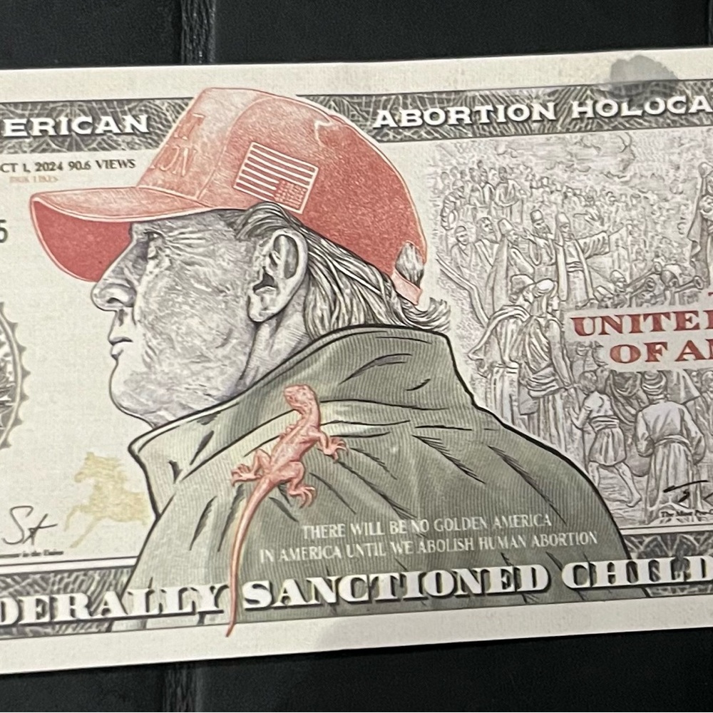 Unique Artistic Currency Print